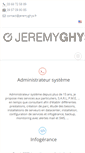 Mobile Screenshot of jeremyghys.fr